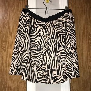 H&M Zebra Skirt